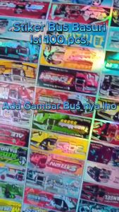 Stiker Bus Mania Panjang Stiker Bus Viral Telolet Panjang Model Terbaru