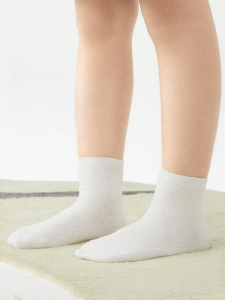Purcotton | Sweat Absorbent Childrens Mid Calf Socks