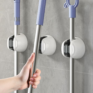 Damage-Free Strong Adhesive Mop Hanger