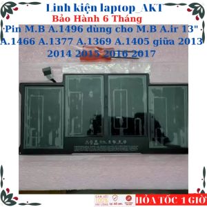 Pin Matbook A1496 MatBook Air 13" A1466 A1377 A1369 A1405 Mid 2013 2014 2015 2016 2017