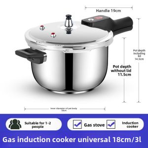 MEJIA | Stainless Steel Safe Mini Pressure Cooker