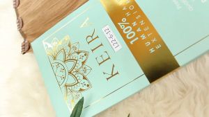 Keira Hair Extensions 100% Human Hair Waist Length in Strawberry Blonde-code-l22w6c12