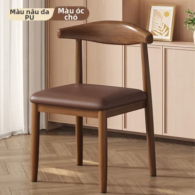 SHANNAIER | Ghế ăn gia đình có tựa lưng khung sắt phong cách Bắc Âu