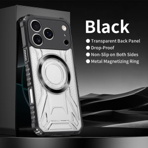 For Magsafe Magnetic Case for iPhone 17 Pro Max Air 11 12 13 14 15 16 Pro Max Cover Shockproof Anti-slip Soft Clear Back Shell
