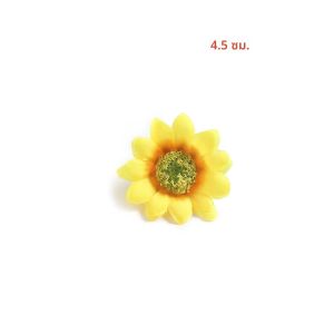 10 ชิ้นดอกทานตะวันประดิษฐ์ดอกไม้หัว 3-12 เซนติเมตรดอกไม้ปลอมสําหรับตกแต่งบ้านสวนงานแต่งงานตกแต่งพวงหรีด DIY อุปกรณ์เสริม