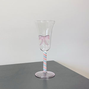 Creative Original Highball Glass Colorful Gem Champagne Cup Sugar Bean Alcohol Glass Borosilicate French Style Beverageware