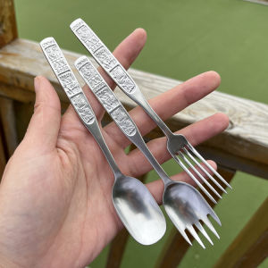 Thìa Ăn Trái Cây Bằng Thép Không Gỉ Viking Legend Nổi Họa Tiết Thần Thoại Thìa Cà Phê Thìa Dessert Cỡ Nhỏ Cho Tiệc Tùng