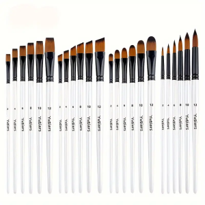 6pcs Artist Paint Brushes Set Artist Paintbrushes For Acrylic Oil Watercolor Acrylic Painting For Body Face Rock Canvas