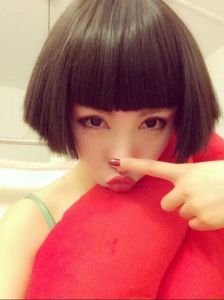 Anna Luo New Bobo Head Wigs with Bangs Face Shaping Magazine Style Fake Hair High Temperature Silk Non Mainstream Personality