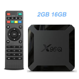 X96Q Android 10.0 Smart TV BOX 1G 8G/2GB 16GB Allwinner H313 Quad Core 4K HD Set Top Box Media Player or Remote