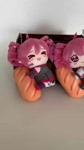 Hot 20CM Anime Kasane Teto Plush Doll Idol Figure Clothes Dress Up Doll Cute Soft Cotton Body Outfit Plushie Plait Birthday Gift
