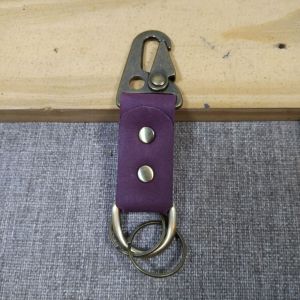 Snaphook Keychain Gantungan Kunci Kulit Asli