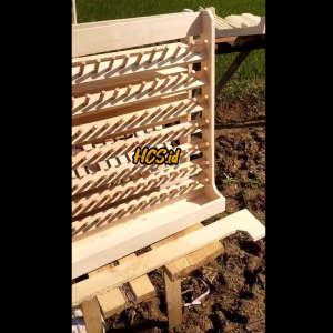 Rak Benang Jahit Kayu – 105 | 153 | 200 Stik – Custom Warna