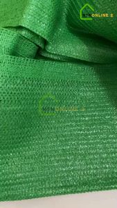 (มี 2 ขนาด) สแลนเขียว สแลนกันแดด ตาข่ายกรองแสง กรองแสง 50% ใช้สร้างโรงเรือนปลูกต้นไม้ กันบังแดด ล้อมรั้วอาคาร สิ่งก่อสร้าง