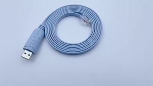 EELHOE | [NC]1Pcs Blue USB To RJ45 Cable PVC USB To RJ45 For USB Console Cable[NC]