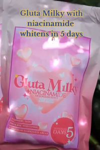 Gluta milky + Niacinamide whitens in just 5 days