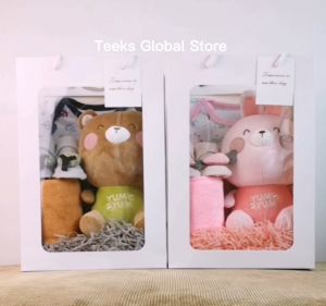 Gift Package Fairy Lights Baby Hamper - Full Moon Baby Shower & First 100 Days Gift Set for Boys & Girls