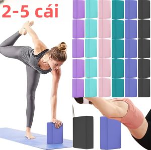 Khối Tập Yoga EVA Màu Trơn Mật Độ Cao Chống Ẩm Gạch Cân Bằng Dùng Cho Yoga & Pilates Định Hình Cơ Thể
