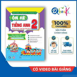 Sách - Ôn hè - Tiếng Anh 2 (Lớp 2 lên 3) - Chương trình mới (Qbooks)