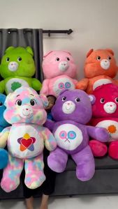 ตุ๊กตาหมีแคร์แบร์ตัวใหญ่ขนาด 100-110 ซม หน้าท้องคละลาย มีหลายสีให้เลือก - ขนนูม, ตัวนิ่ม, รับประกันความสวย