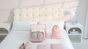 7-Piece Travel Luggage Organizer Packing Cube Set for Clothes and Accessories RH2532