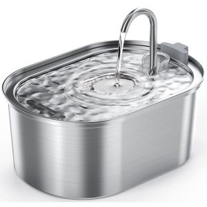 3L Automatic Stainless Steel Pet Fountain: A Quiet & Easy-to-Clean Solution