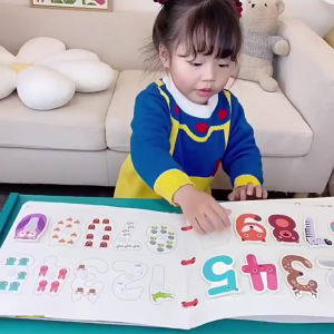 Quite Book Baby Early Educational Babys First Enlightenment Sticker Book Kids Early Learning Book For 1~3 Age