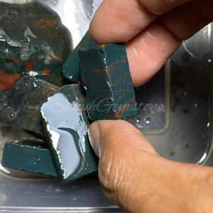 Bahan batu akik pancawarna nogosui / batu akik pancawarna / natural batu akik