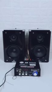 เครื่องเล่นเพลงสำหรับรถ ขยายเสียงลำโพง แอมป์จิ๋ว12Vแรงๆ เครื่องขยายเสียง กำลังขยายสูง สเตอริโอHIFI ไร้สายบลูทูธ วิทยุ FM AC220V/ DC12V