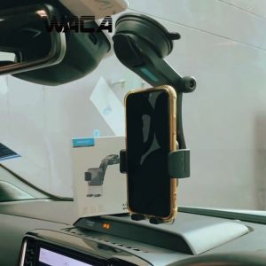 NEW WACA D91 รองรับจอ 4.4-6.7นิ้ว Car Holder สีเทาอ่อน ที่วางมือถือ ที่ยึดโทรศัพท์ติดรถยนต์ ที่จับโทรศัพท์ ที่วางโทรศัพท์ 091 FSA