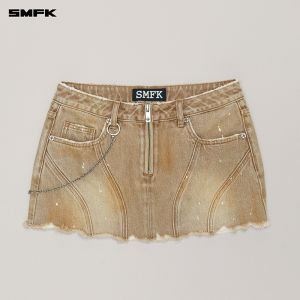 SMFK | Handmade Design Sensation Mid-century Style Denim Skirt