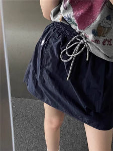 Váy Ngắn Công Sở Phong Cách Mỹ Cho Nữ Mùa Hè Chống Ánh Sáng Quần Short Thể Thao Váy Ngắn Rút Dây Quần Áo Làm Việc Nhanh Khô