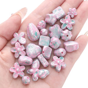5-20mm Acrylic Imitation Picasso Smudge Mixed Beads Loose Beads For Handmade Bracelet Necklace Earring Keychain DIY Craft Jewelry Making Accessories