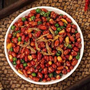 Spicy Fried Fish and Peanuts Snack 5 Catties