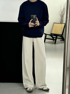 กางเกงขายาวทรงตรงสำหรับผู้ชาย Cleanfit กางเกงยีนส์ ฤดูใบไม้ร่วง ทันสมัย หลวม ทรงพอดีตัว ลำลอง ทนทาน ทรงตรง กางเกงขายาว สไตล์อเมริกัน หลวม ทรงขากว้าง กางเกง