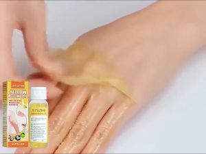 LEGIT! Yellow Peeling Oil Whitening Bleaching Moisturizing Yellow Peeling Oil For Whole Body Effect Remove Dark Skin Brightening Whiten Body Treatment Peeling Oil Lighten Elbows Knees Hands Skin Body Peeling Oil
