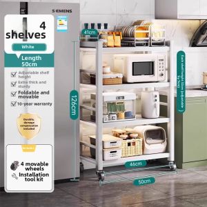youqin | Multi-functional Kitchen Storage Rack Layers for Tight Spaces