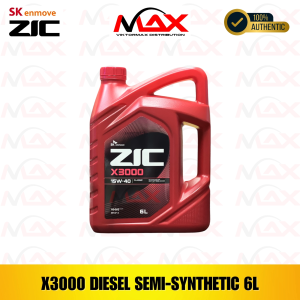 ZIC X3000 DIESEL 15W-40 SEMI-SYNTHETIC 6L