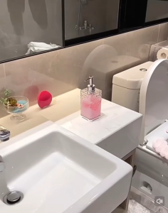Saveliving Hygienic Creative Soap Bottle Dispenser Luxury Pump Soap Dispenser Soap Dispensing Bottle Light