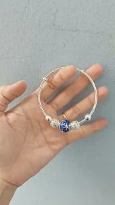 [HCM]Vòng tay nữ dễ thương hạt Charm thêu hoa may mắn -Vòng lắc tay nữ bạc cao cấp Charm xinh đẹp G387336