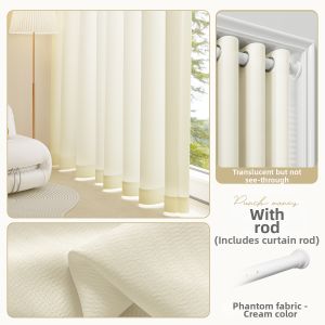 ZTION | Privacy Light Filtering Curtains