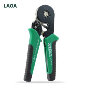 Kìm Uốn Đầu Cuối Hình Ống LAOA 025-8mm² Công Cụ Thợ Điện Đa Chức Năng Có Độ Chính Xác Cao Dành Cho Bộ Dụng Cụ Gia Đình Tay Cầm Thẳng Chrome Vanadium