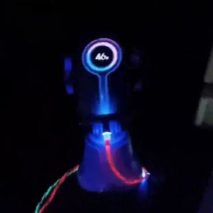 Kabel Charger Magnetic LED 3in1 Micro USB Type-C dan Lightning