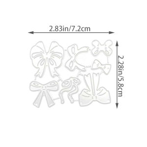 1pc 7 Styles Ribbon Bowknot Metal Cutting Dies for DIY Scrapbooking Paper Card Making Album Decoration Embossing Template