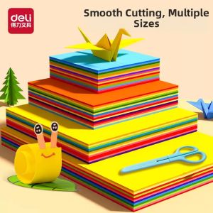 deli | Square A4 Craft Paper Set For Children DIY Art Projects