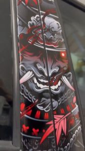 STICKER Pilar Kaca Mobil STIKER PILAR samping Car Universal KP03