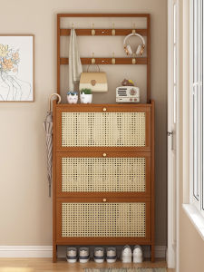 TUOJUE | Slim Wall-Mounted Shoe Rack Flip