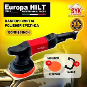 SYK Europa Hilt 6 Inch EPS21-DA Random Orbital Polisher Car Polish Machine Polishing Mesin Polish Kereta
