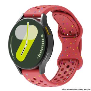 GEEKTHINK | Dây Đeo Silicon Cho Samsung Galaxy Watch 7/6/5/4 & Huawei Watch GT6/5/4 Pro 3 46mm Tương Thích Với Nhiều Mẫu Mã Tùy Chọn 18mm/20mm/22mm