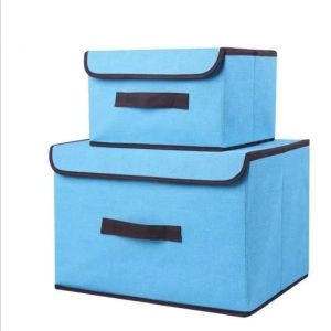 1Pc Foldable Storage Box 2 in 1 Storage Box Beautiful and Practical Storage Box with Case